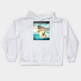 Grey Seals Kids Hoodie